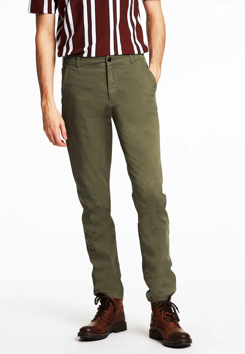 SUPERFLEX  - Chino - dk army