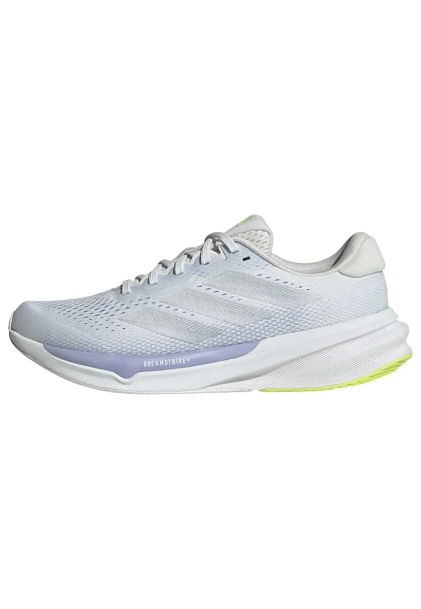 SUPERNOVA STRIDE - Laufschuh Straße - crystal white   matte silver   violet tone