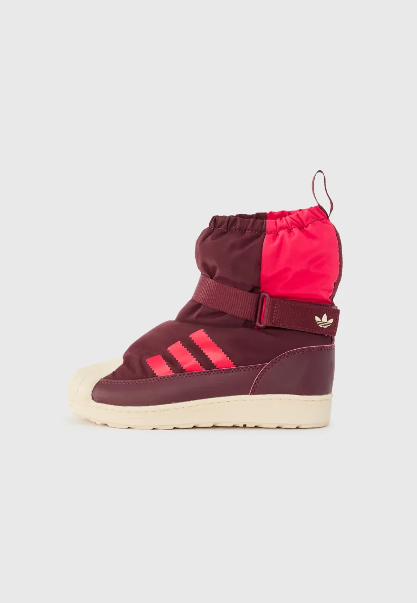 SUPERSTAR 360 UNISEX - Snowboot/Winterstiefel - maroon/wonder white/ruby red