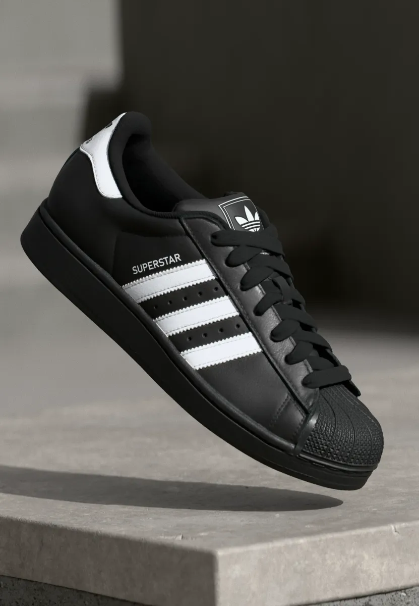 SUPERSTAR II UNISEX - Sneaker low - core black/footwear white