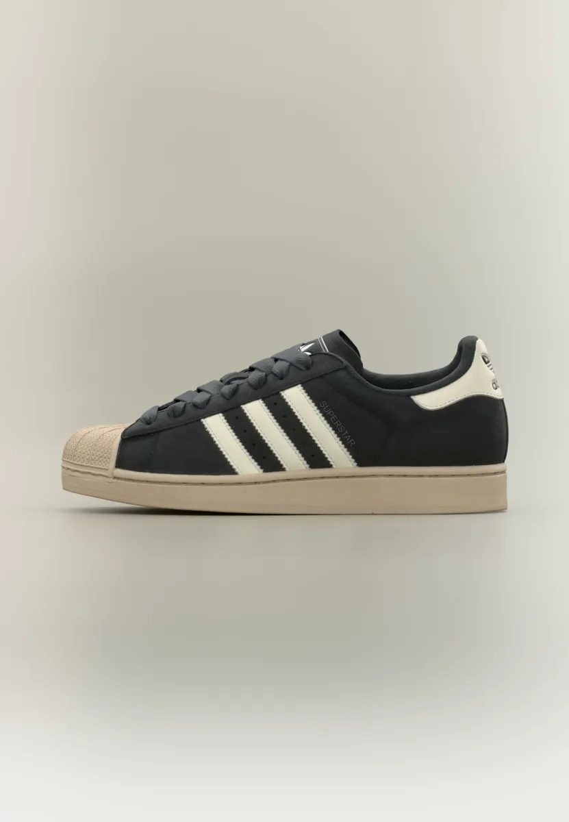 SUPERSTAR II UNISEX - Sneaker low - core black/off white/stone khaki