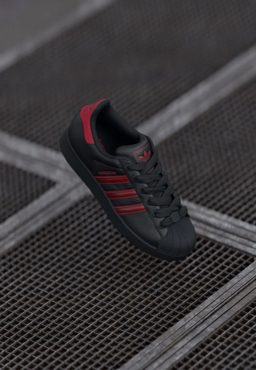 SUPERSTAR II UNISEX - Sneaker low - core black/team victory red/core black