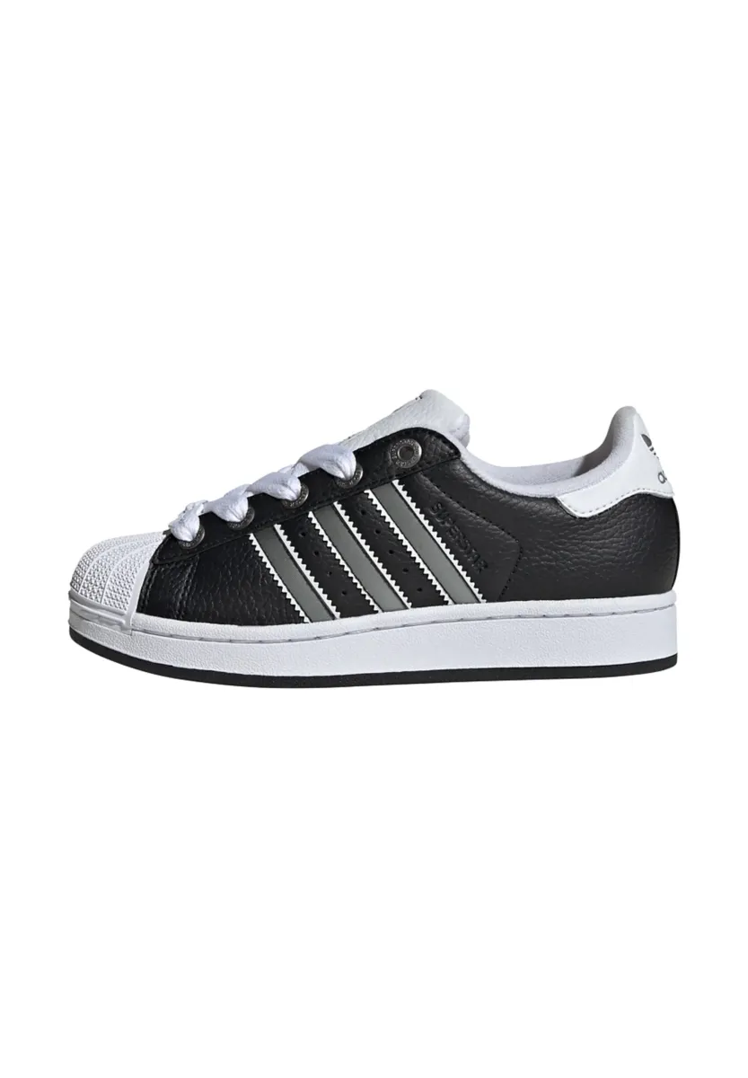 SUPERSTAR - Sneaker low - core black/matte silver/cloud white