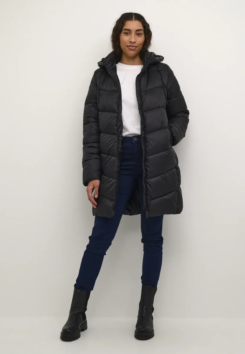 SUSANNE  - Wintermantel - black deep