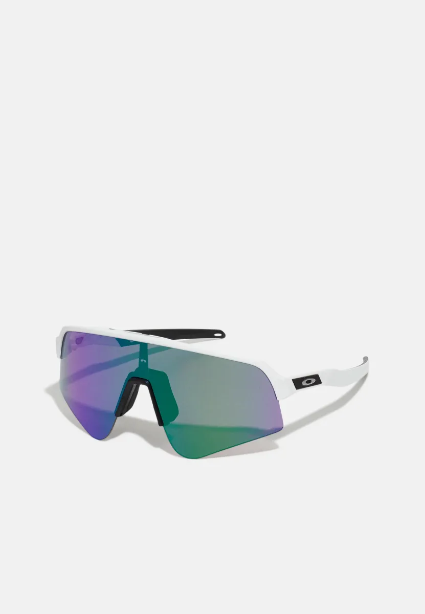 SUTRO LITE SWEEP UNISEX - Sonnenbrille - matte white/prizm road jade