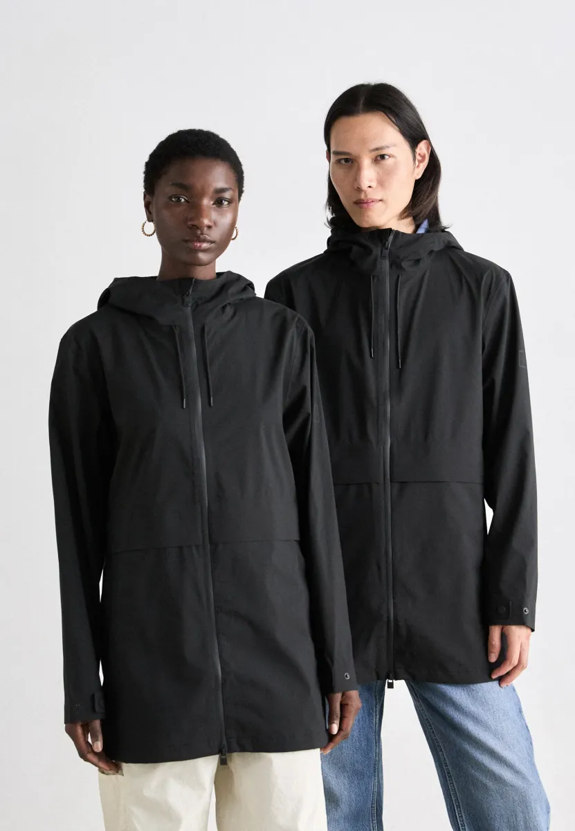 SUVA LONG JACKET - Hardshelljacke - black