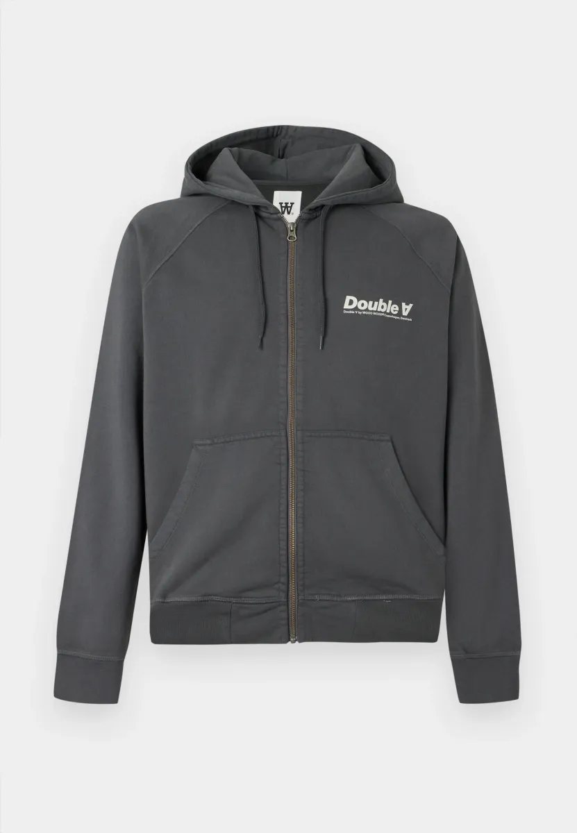 SVEN - Sweatjacke - washed black