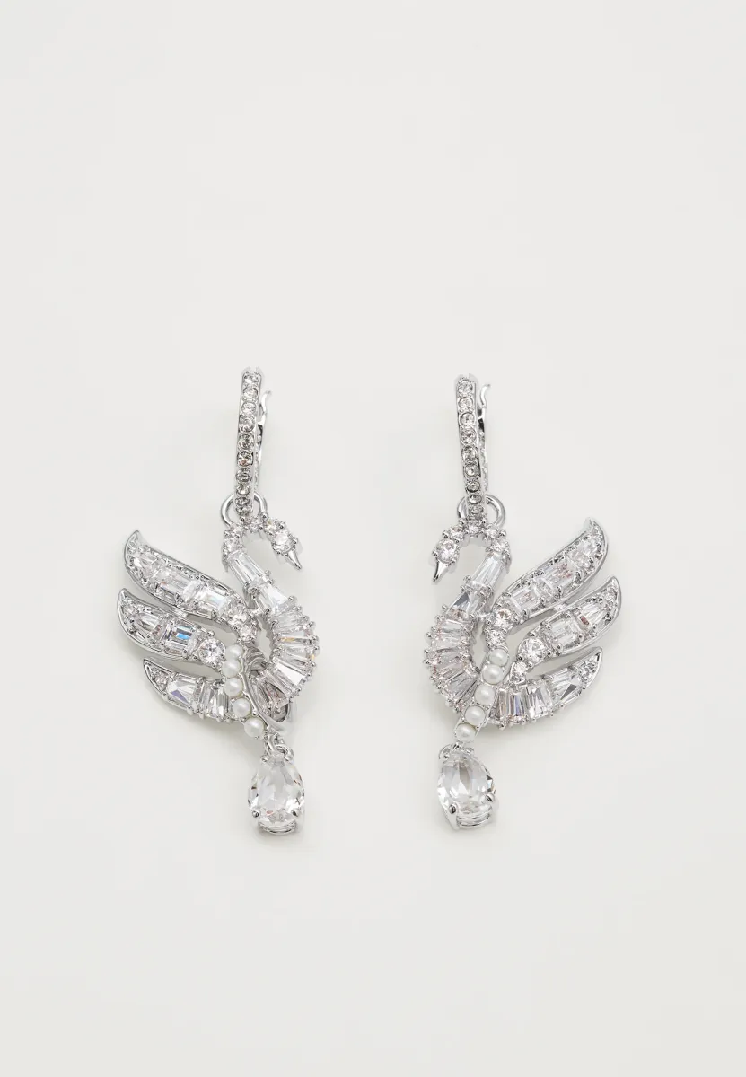 SWAN - Ohrringe - white