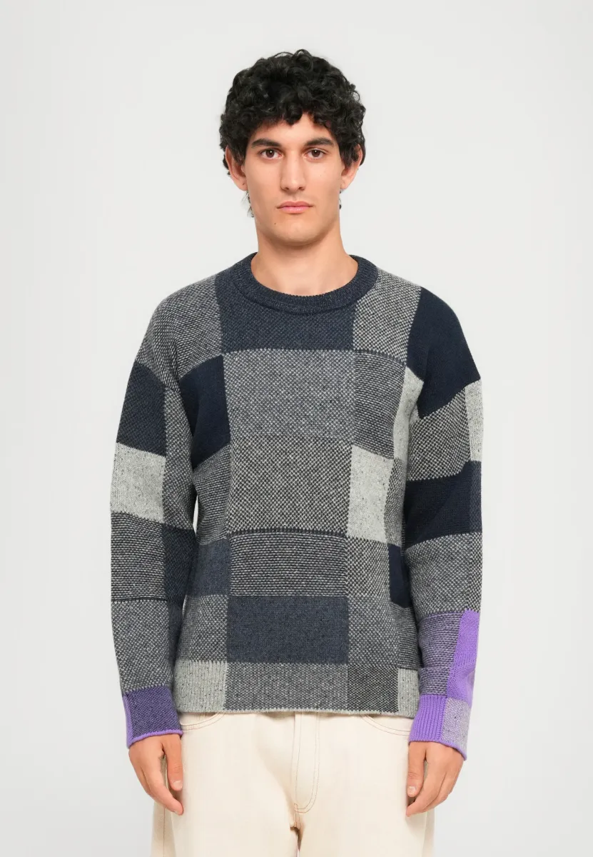 SWEATER CREW NECK - Strickpullover - blue