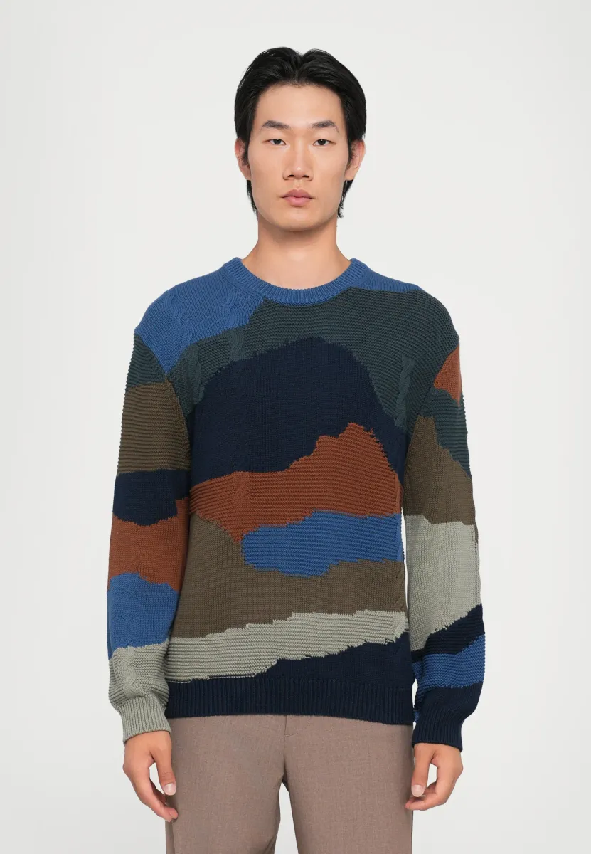 SWEATER CREW NECK - Strickpullover - multi-coloured
