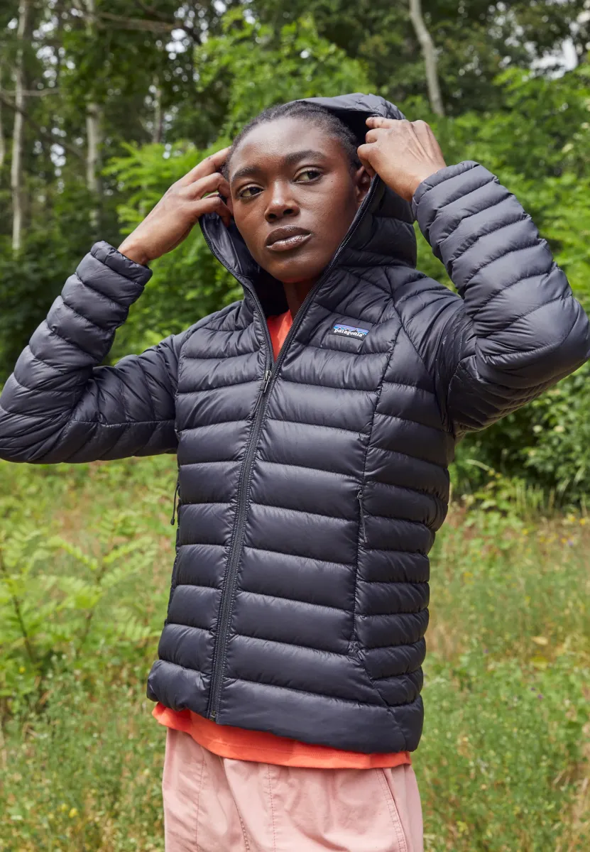 SWEATER HOODY - Daunenjacke - black