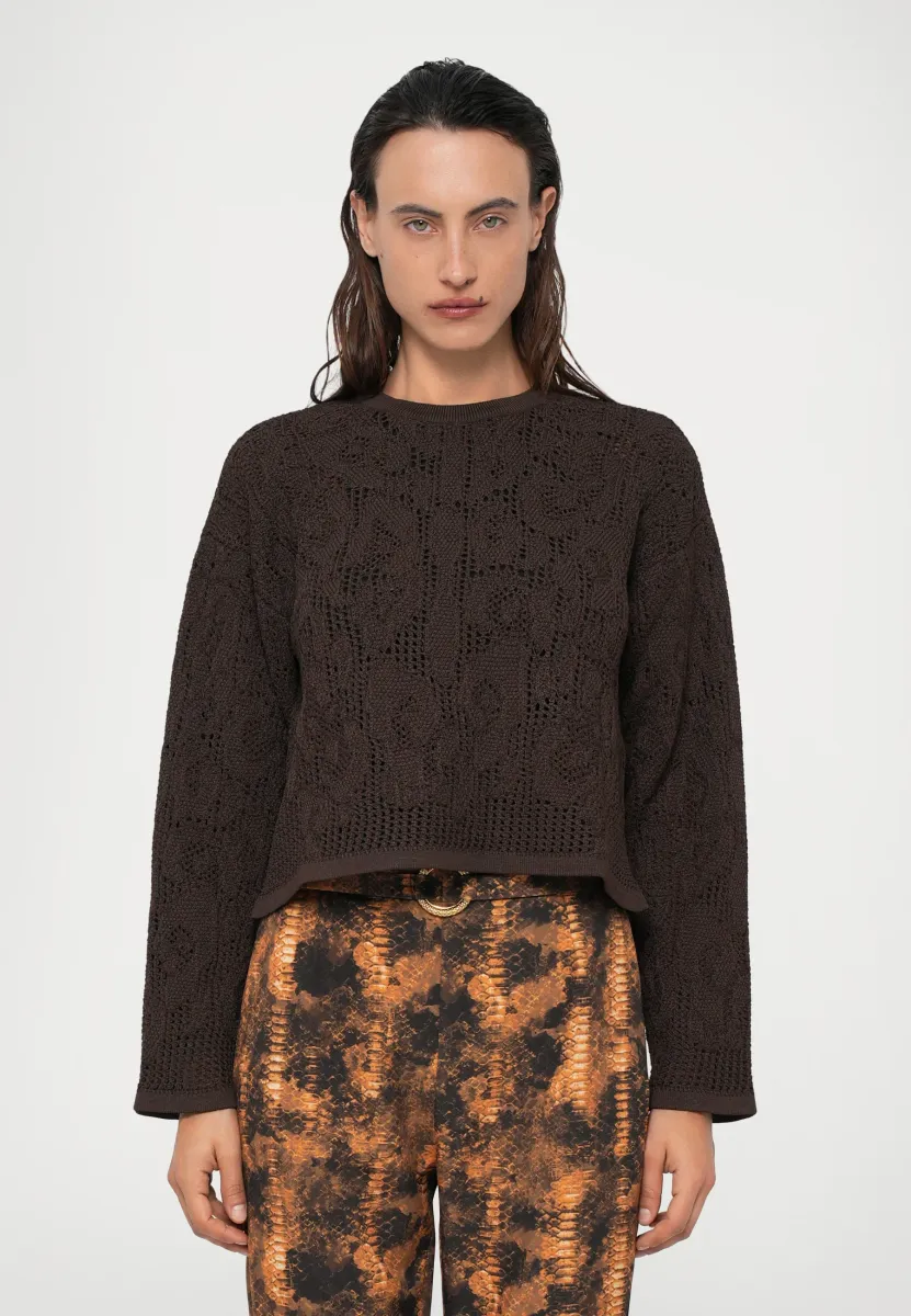 SWEATER  - Strickpullover - chocolate