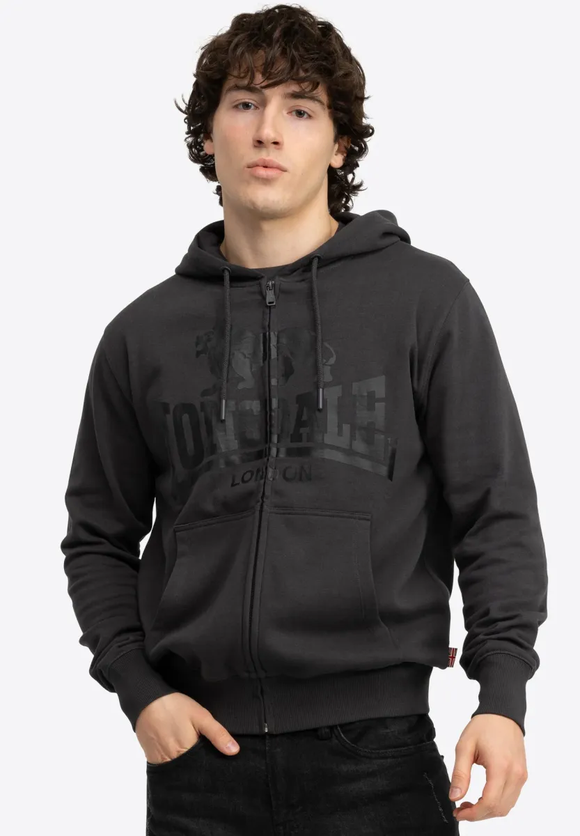 Sweatjacke - anthracite black
