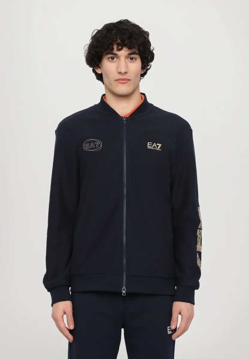 Sweatjacke - armani blue