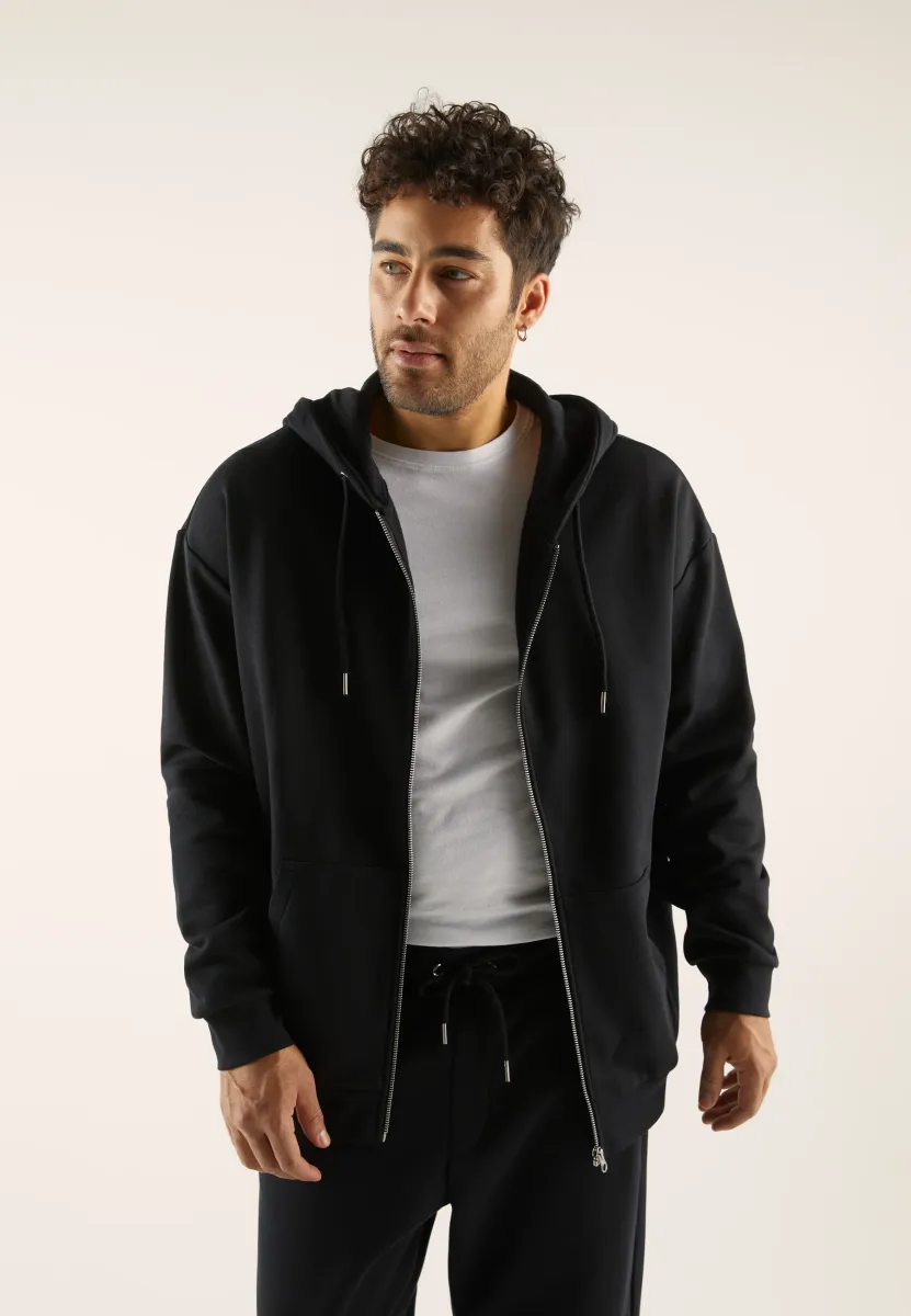 Sweatjacke - black