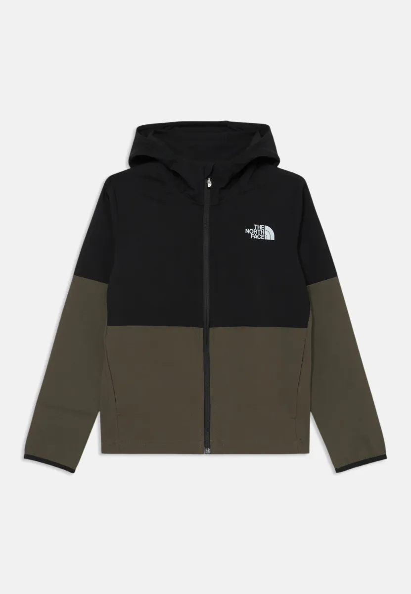 Sweatjacke - black/new taupe green