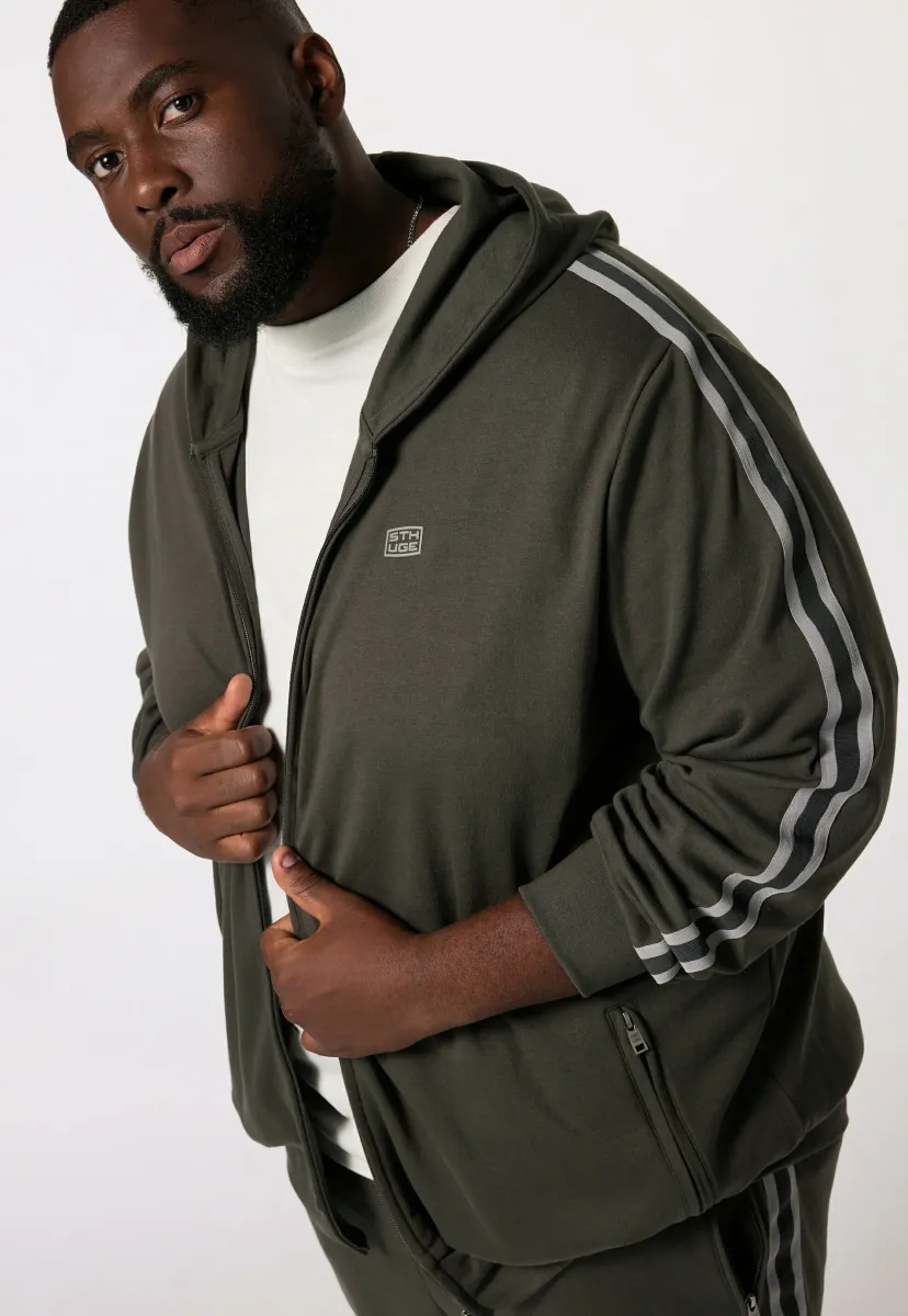 Sweatjacke - clay gray