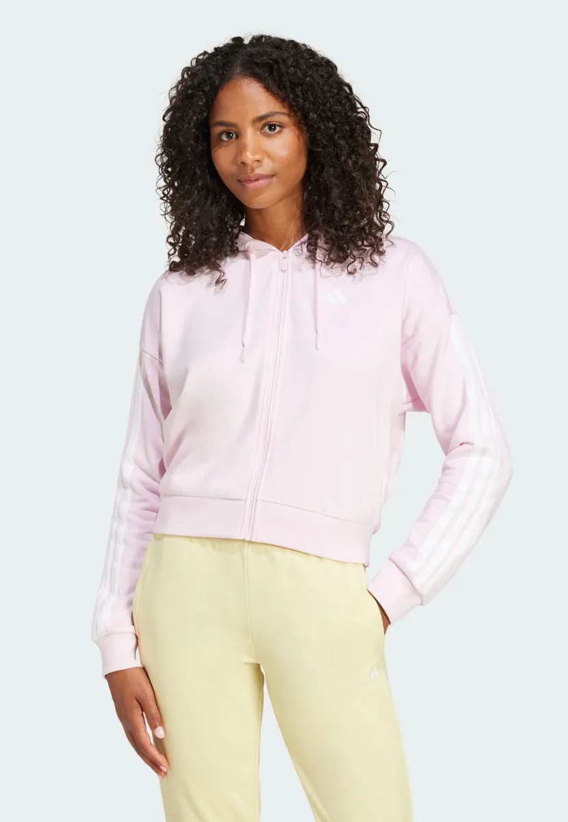 Sweatjacke - clear pink   white