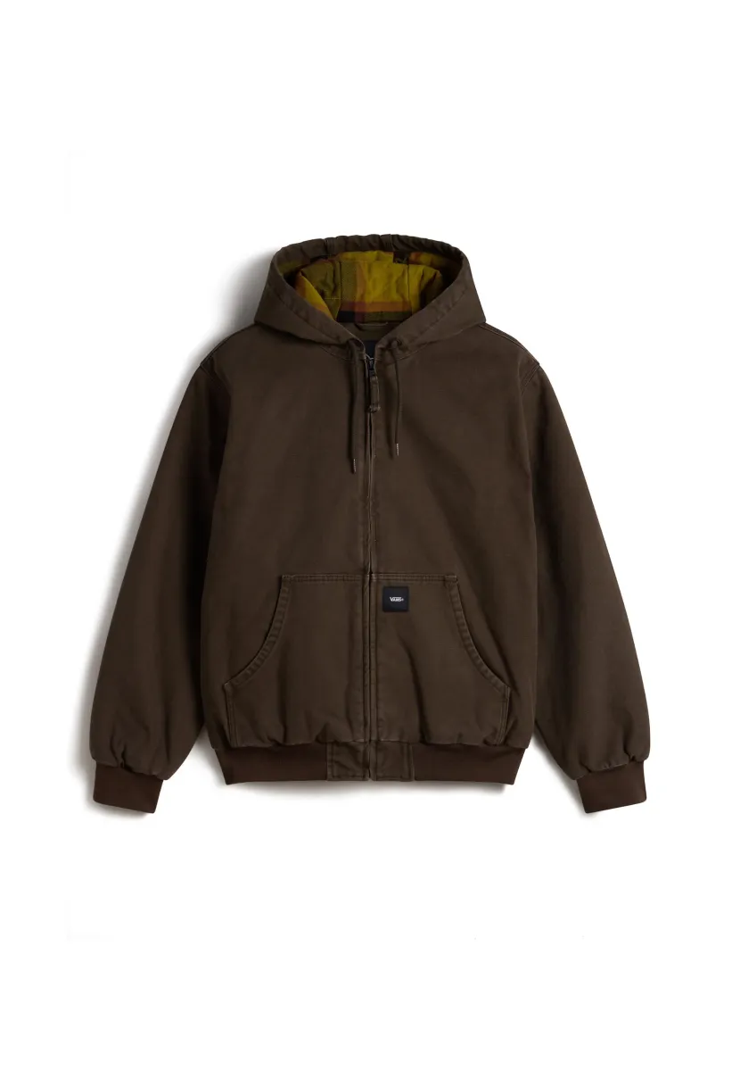 Sweatjacke - dark brown
