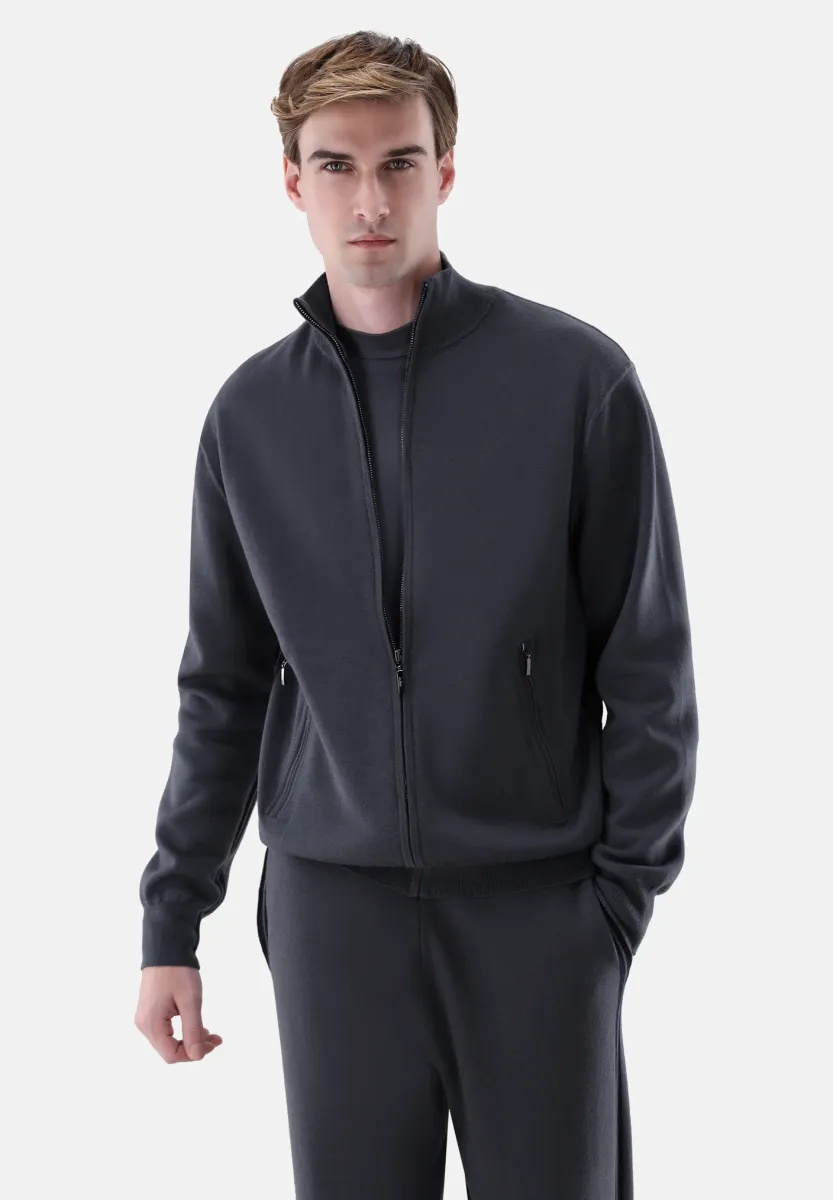 Sweatjacke - dark grey
