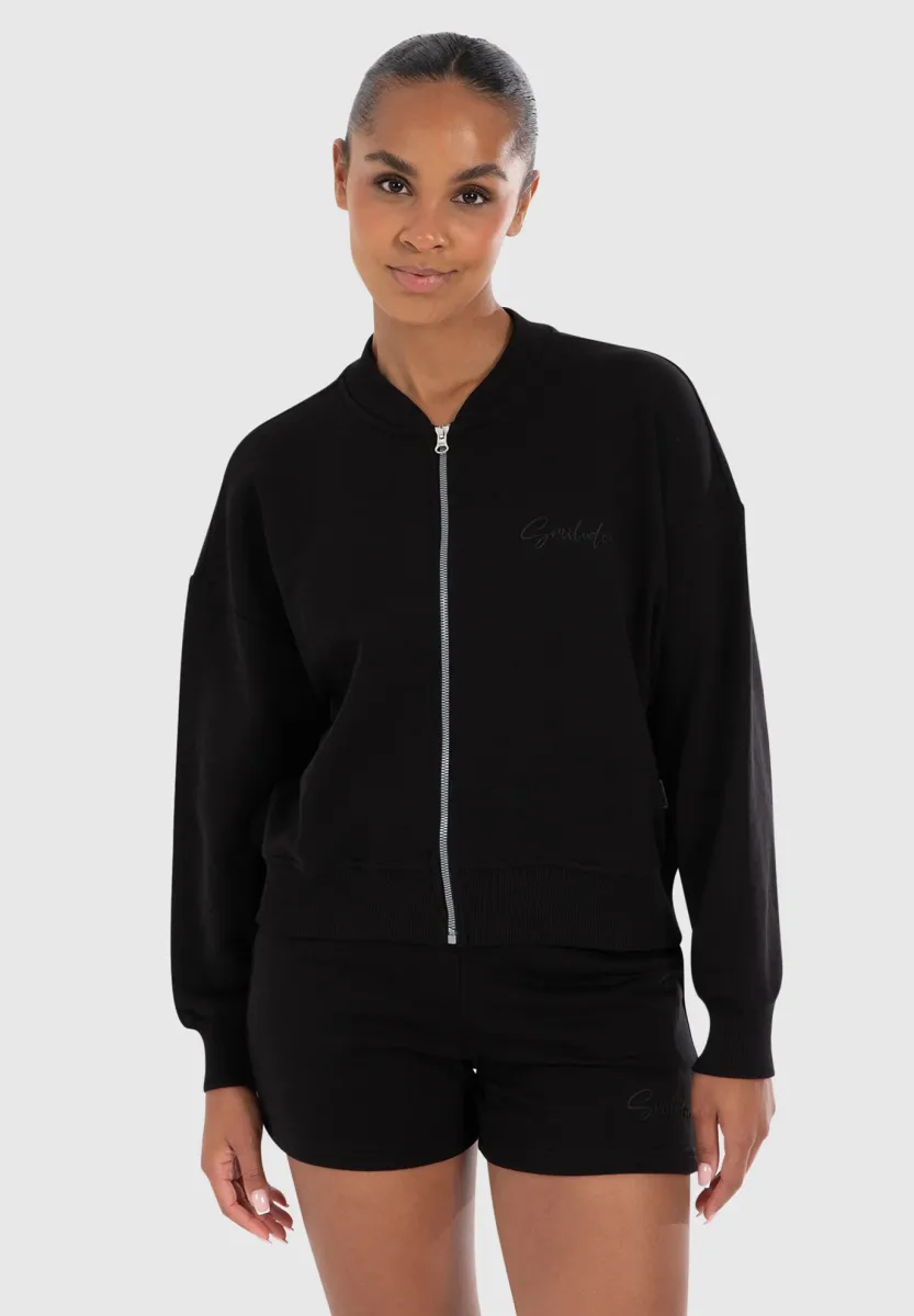 Sweatjacke - schwarz