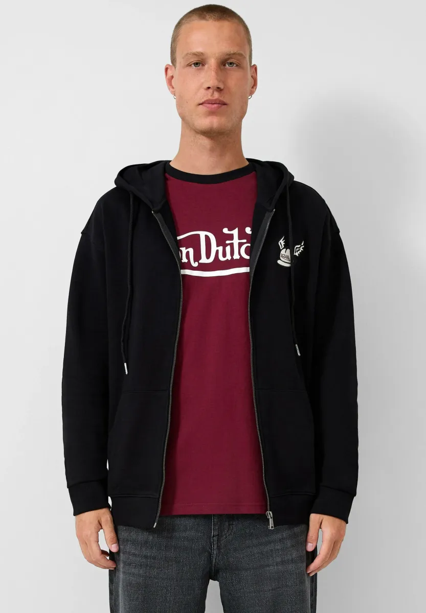 Sweatjacke - schwarz