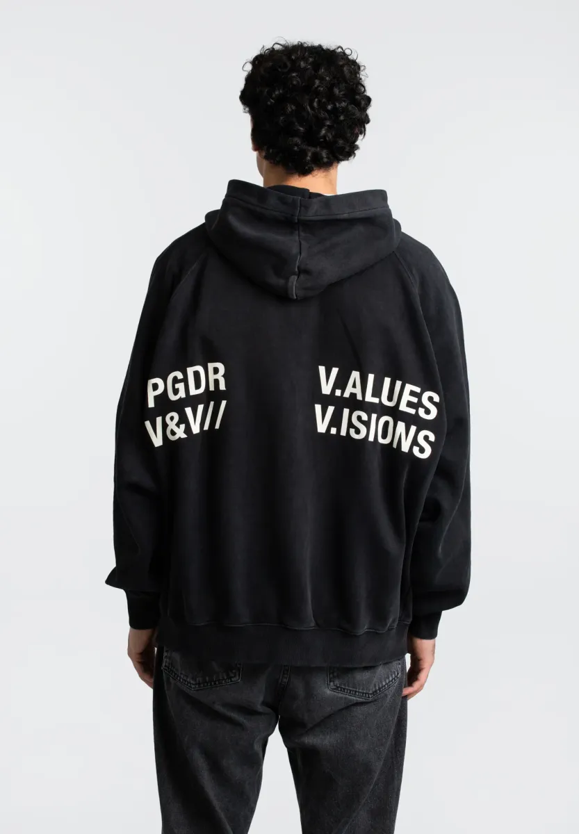 Sweatjacke - vintage black