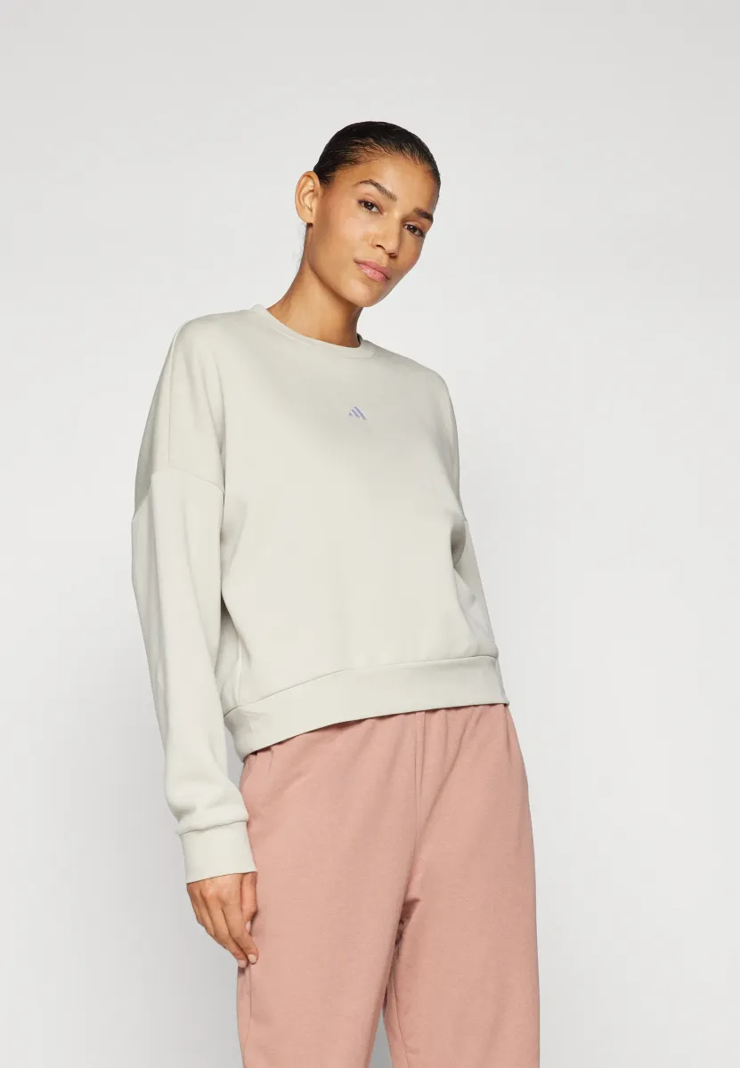Sweatshirt - alumina/white