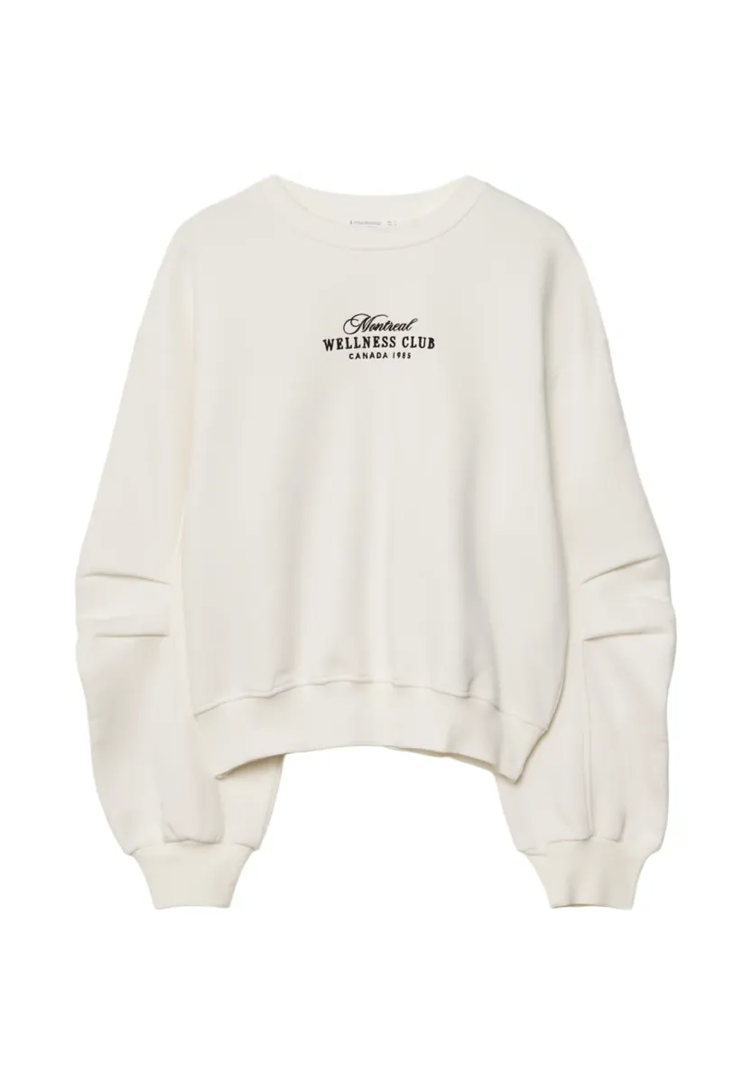 Sweatshirt - beige