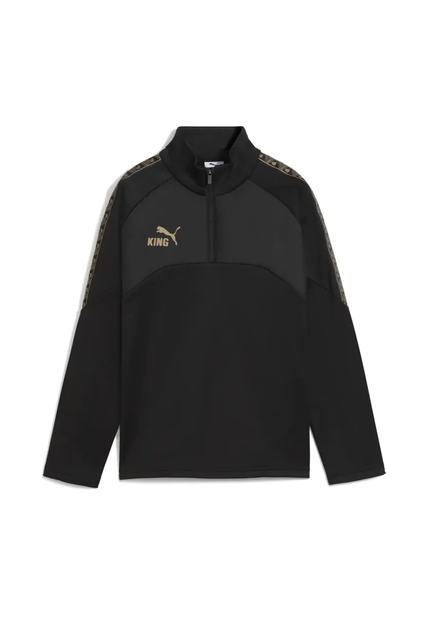 Sweatshirt - black- gold