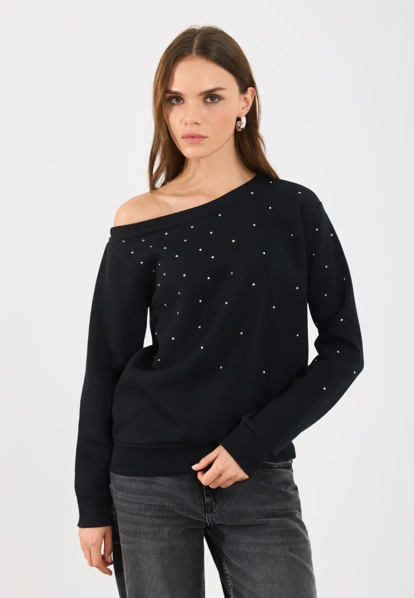 Sweatshirt - black