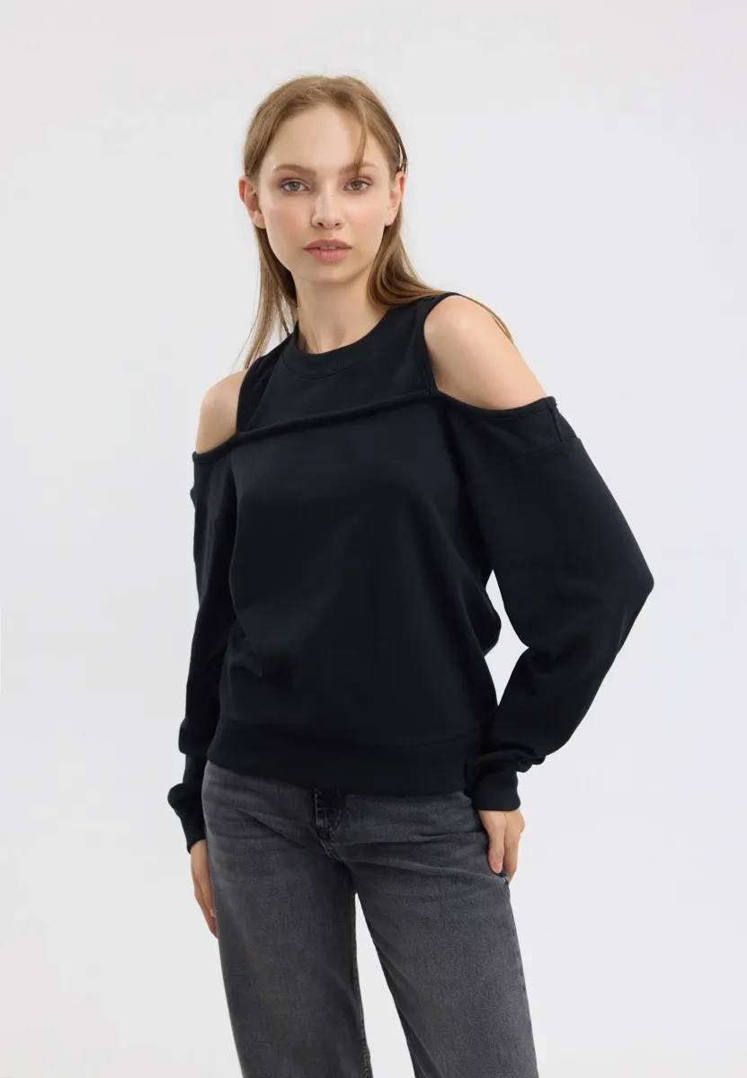 Sweatshirt - black
