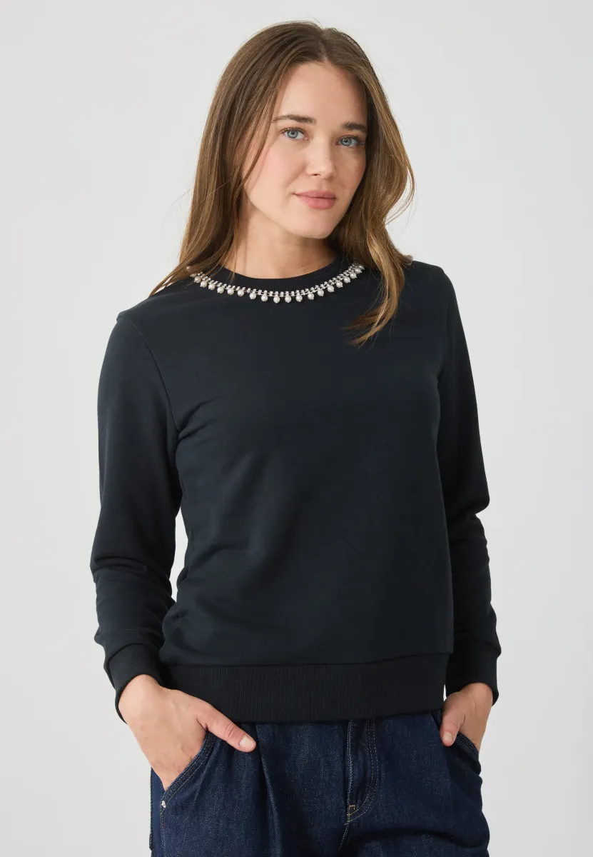 Sweatshirt - black