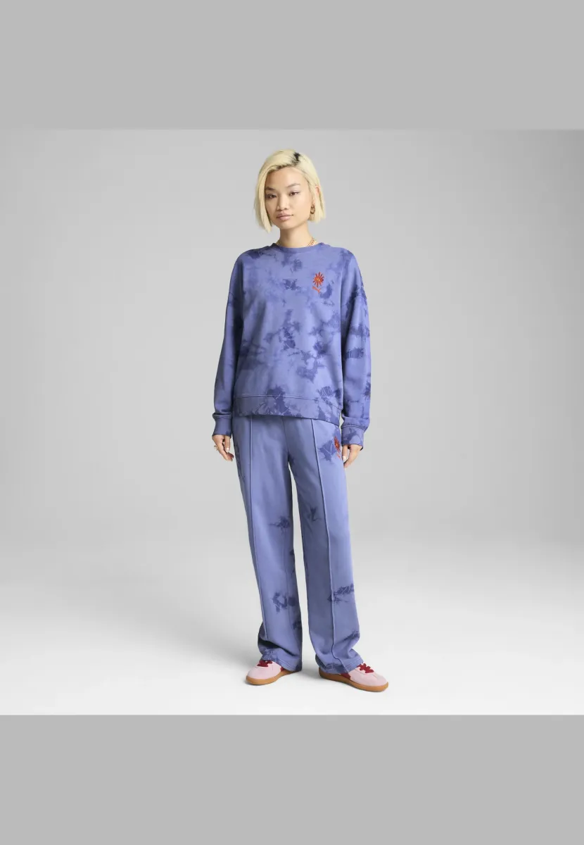 Sweatshirt - blue crystal
