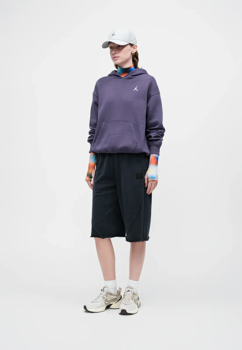 Sweatshirt - dark raisin/white