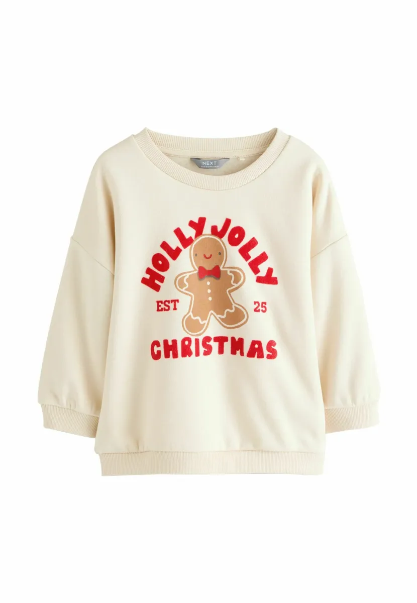Sweatshirt - ecru
