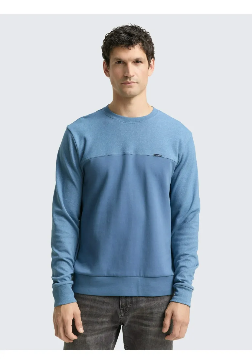 Sweatshirt - faded uniform blue