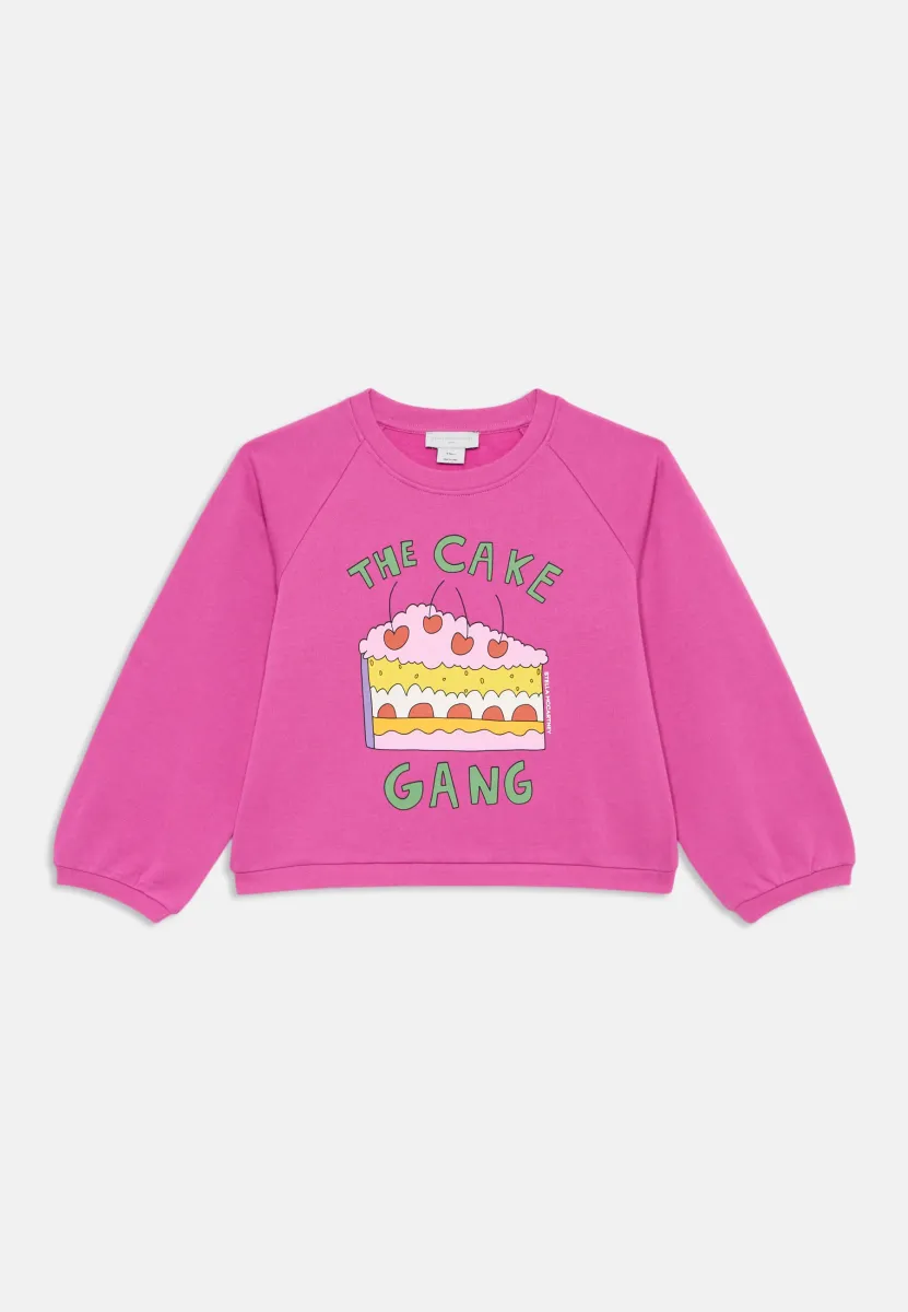 Sweatshirt - fuchsia