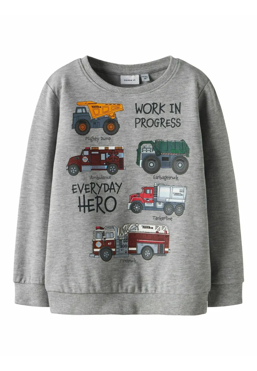Sweatshirt - grey melange