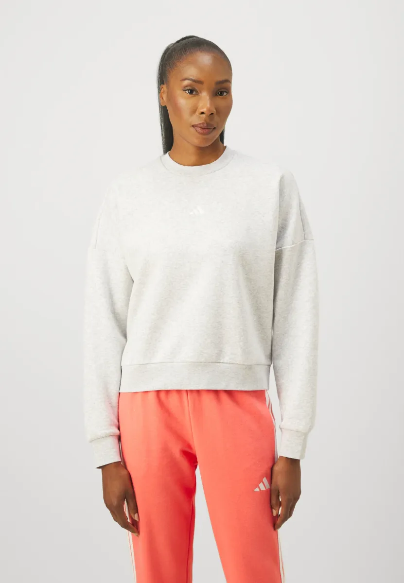 Sweatshirt - light grey heather/white