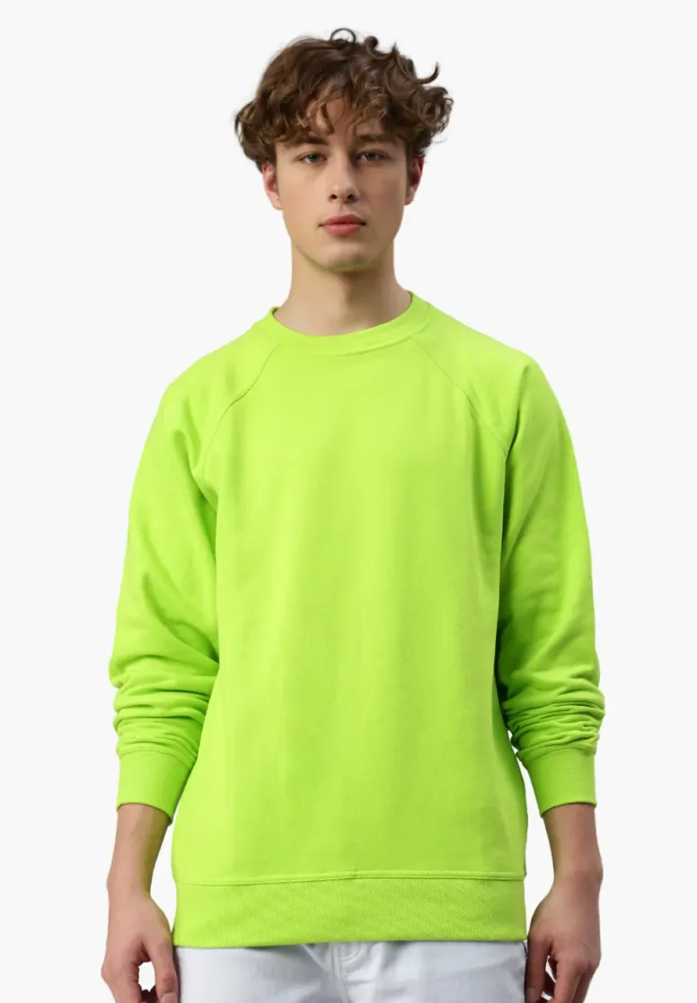 Sweatshirt - limette