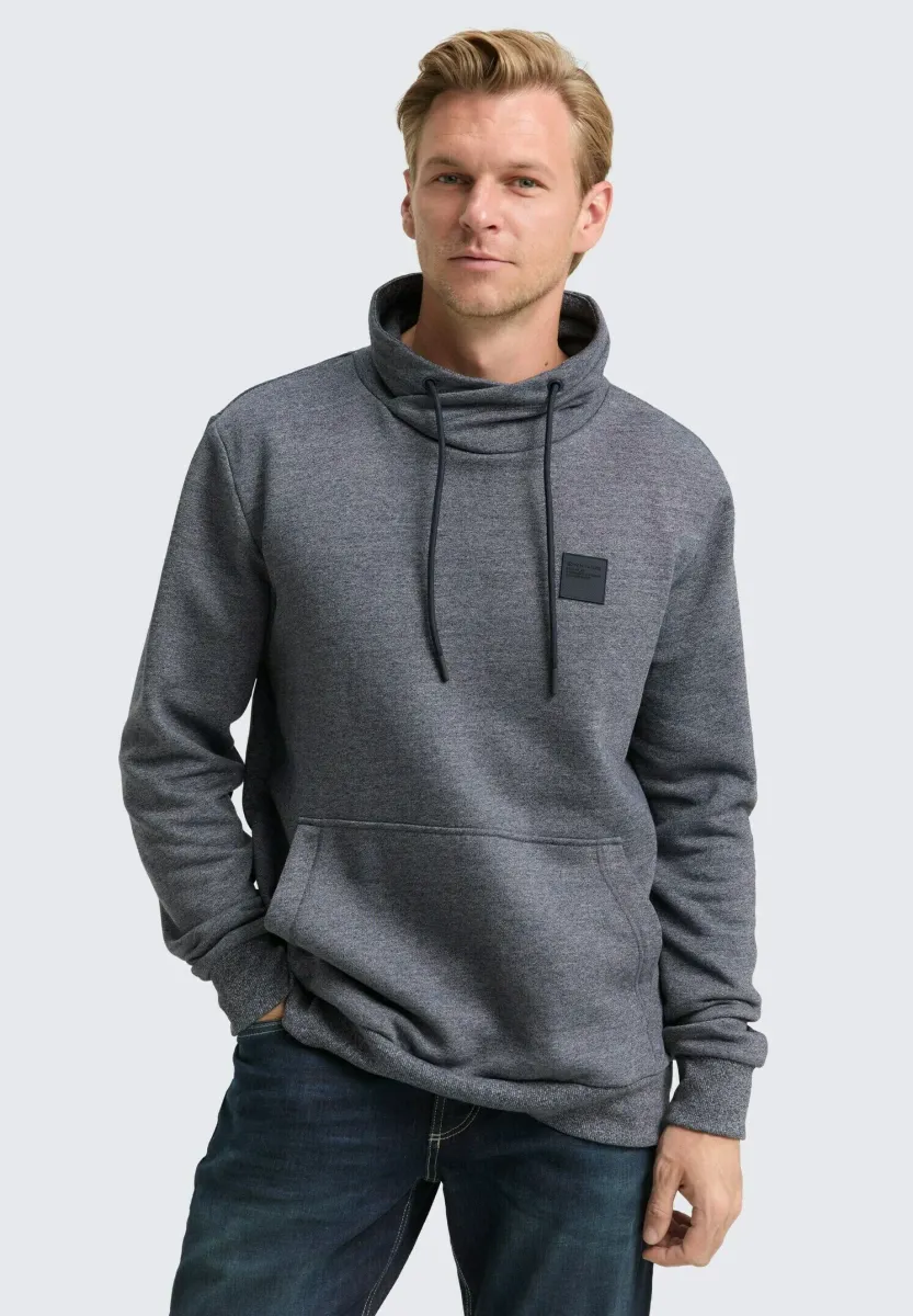 Sweatshirt - navy grindle structure