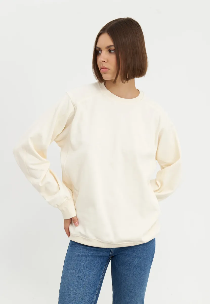 Sweatshirt - off-white