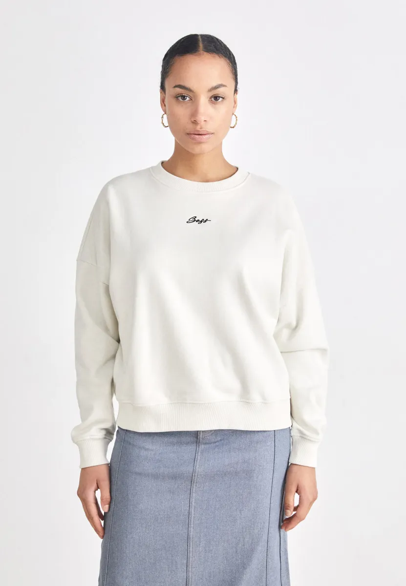 Sweatshirt - open white