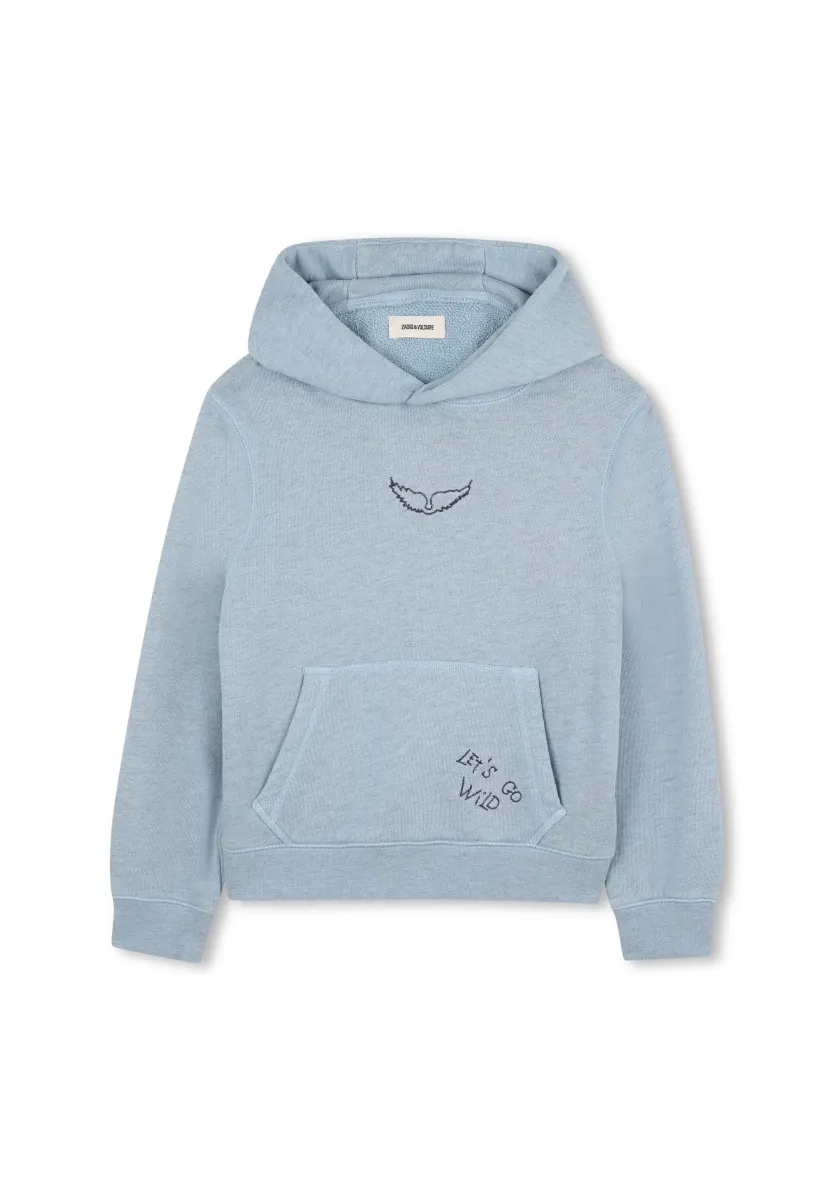 Sweatshirt - pale blue
