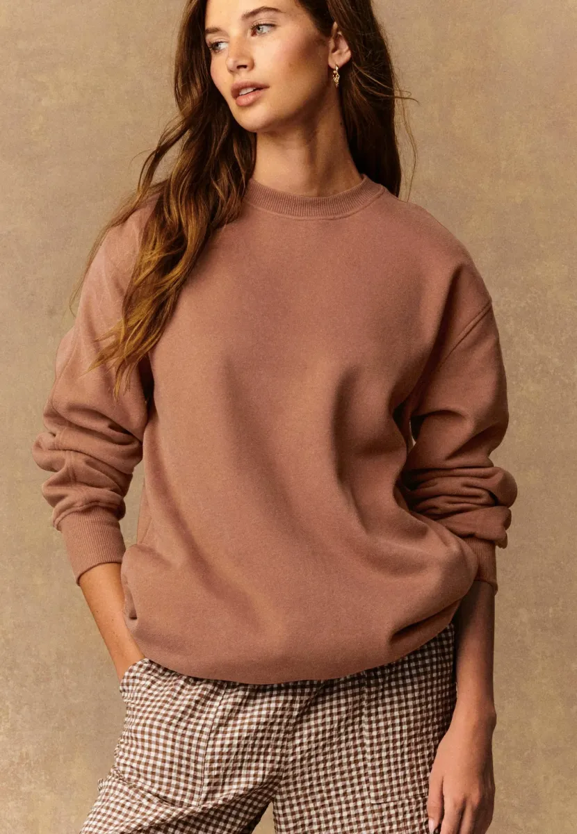 Sweatshirt - rose pink
