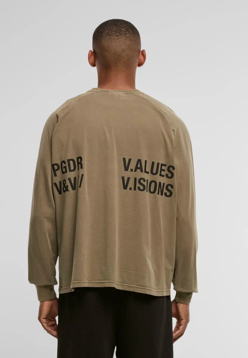 Sweatshirt - vintage faded olive