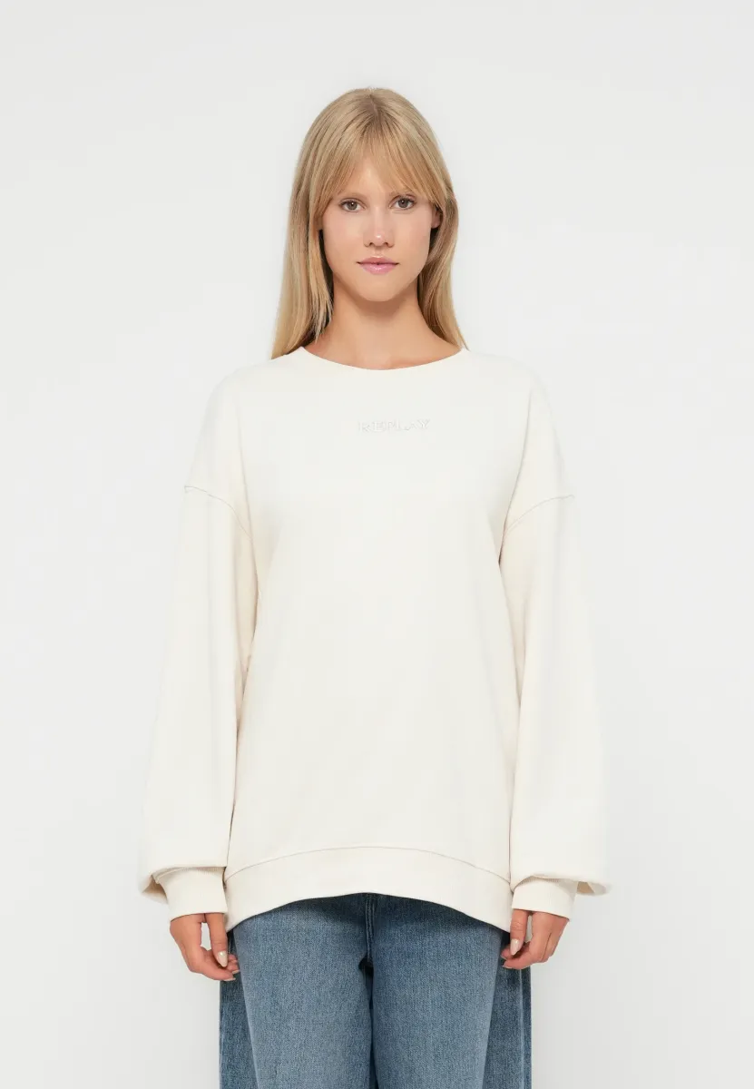 Sweatshirt - winter white