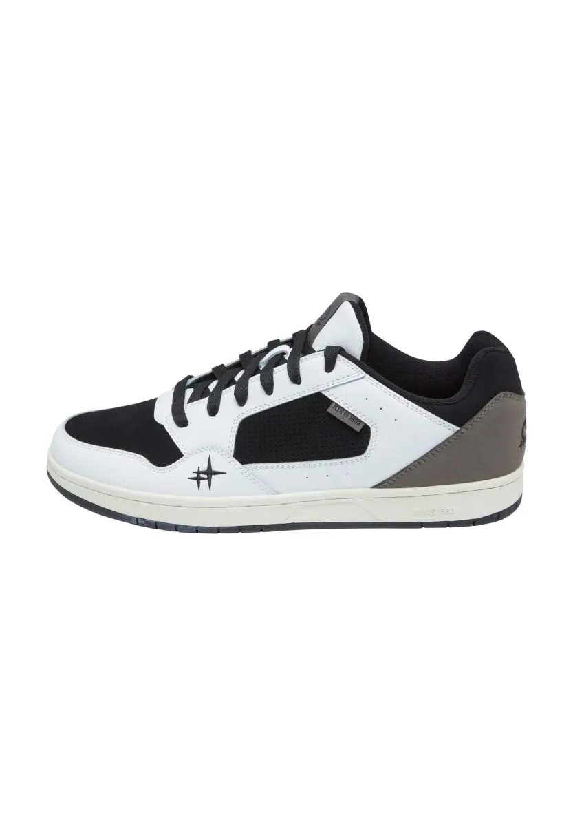 SWEEP  - Sneaker low - white blk brown