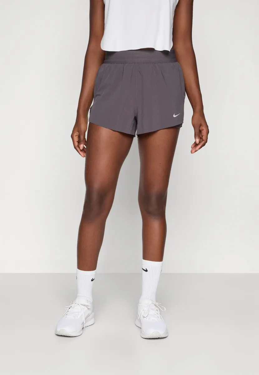 SWIFT - 2-in-1 Shorts - thunder grey/reflective silver-coloured